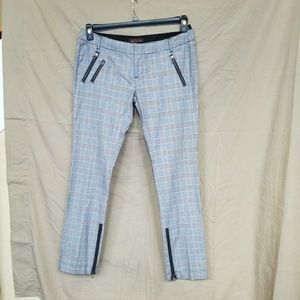 New with tags! Beautiful plaid skinny trousers wit